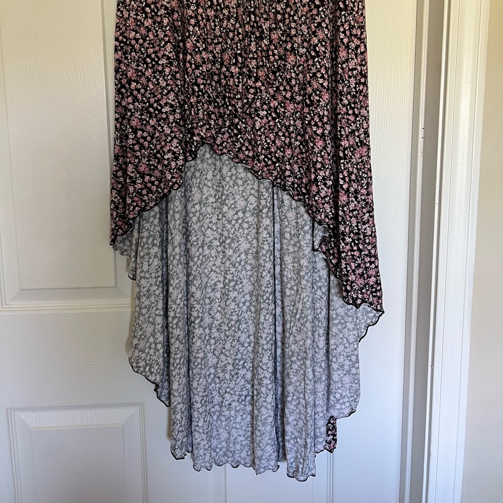Floral maxi skirt